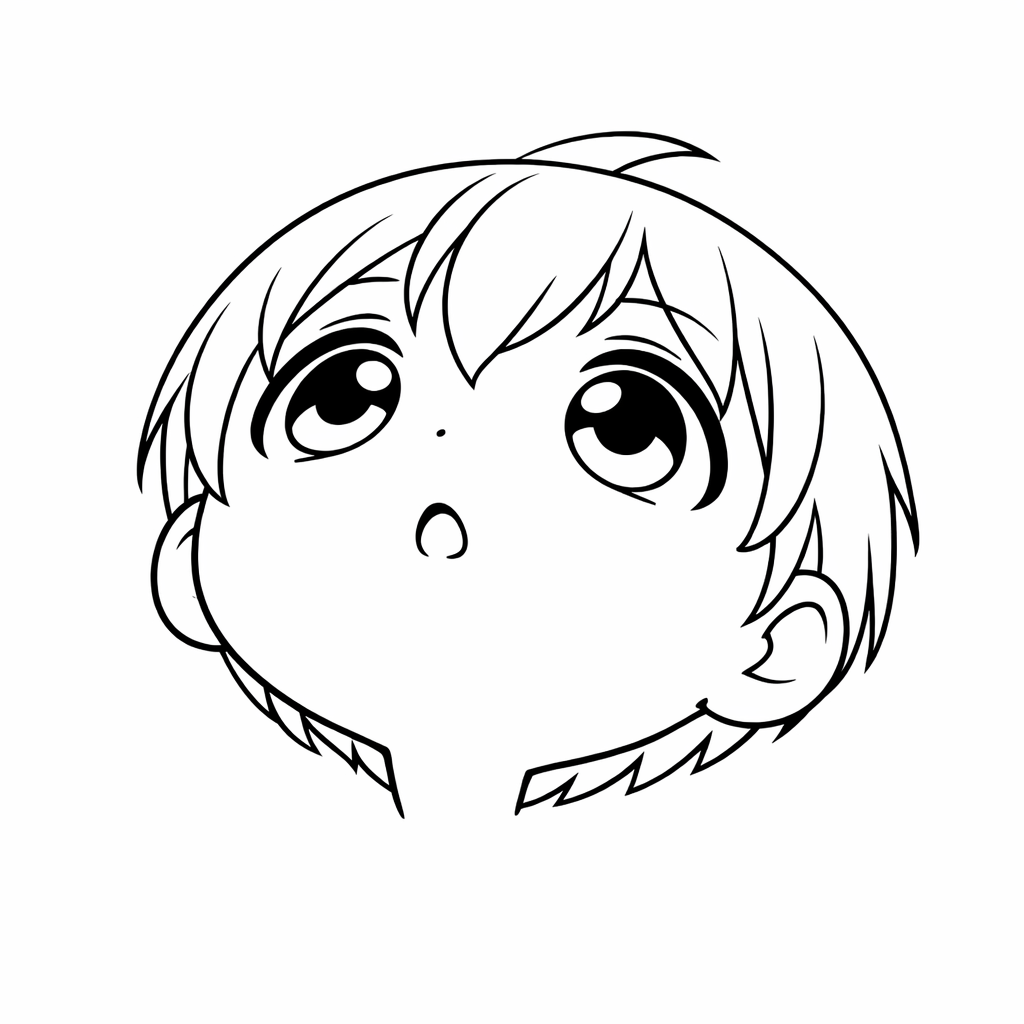 Chibi trace template example