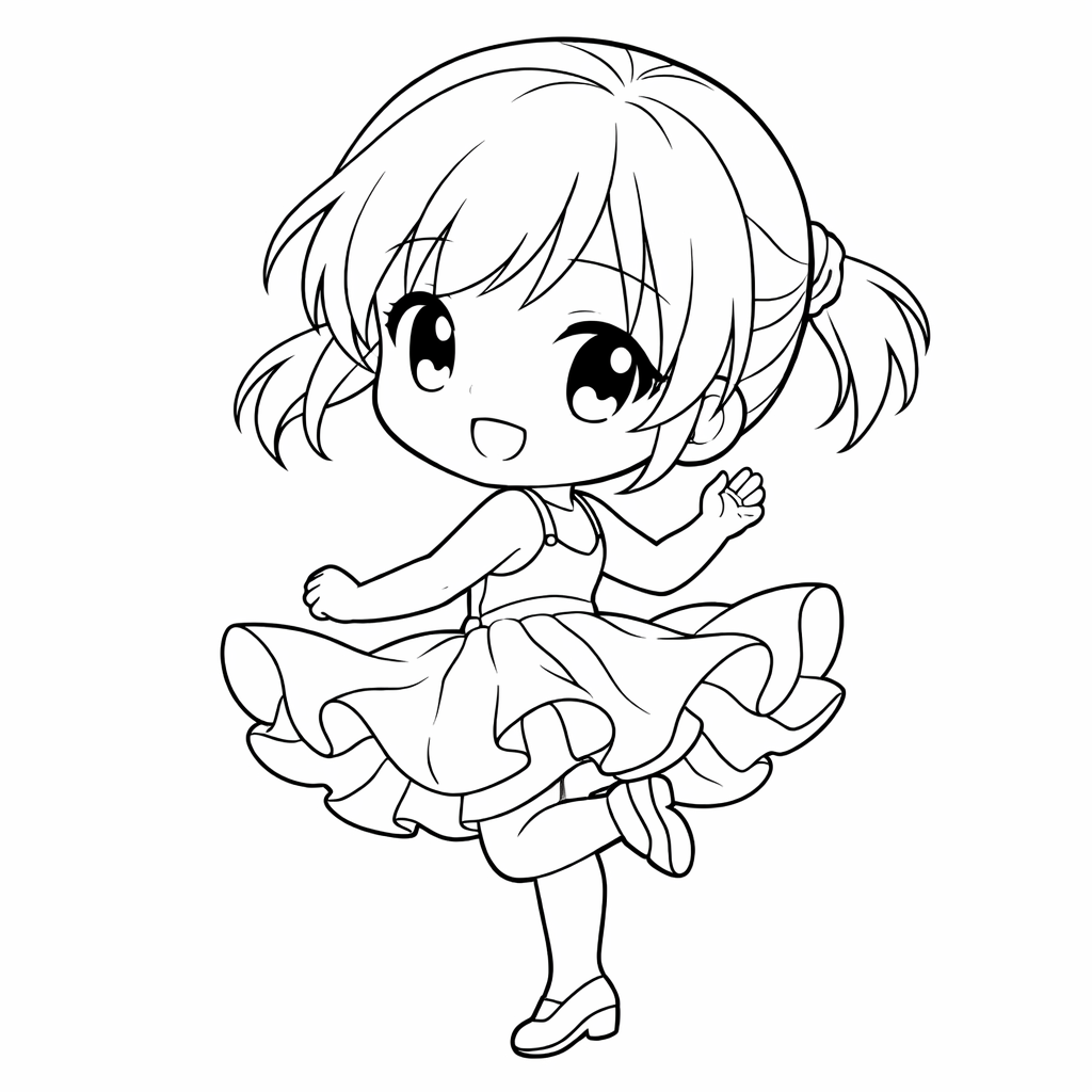 Chibi trace template preview