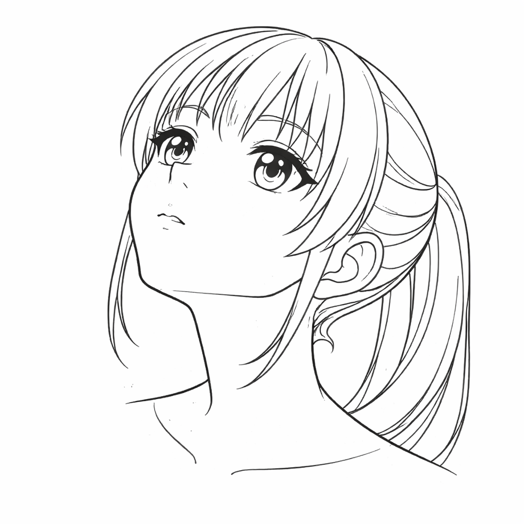 Girls trace template example